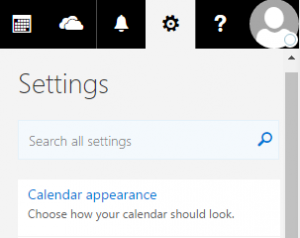illustration of where to find calendar settings